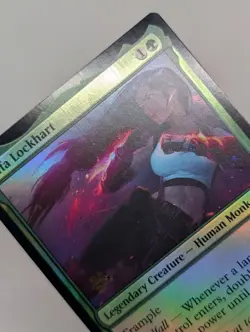 Tifa Lockhart FOIL MTG Magic Gathering FFVII Final Fantasy 7 Prerelease Promo LP - Image 5