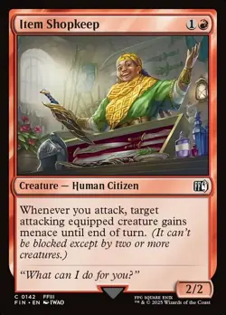 4x Item Shopkeep MTG Final Fantasy NM Magic Regular - Image 1