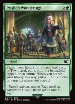 4x Prishe's Wanderings MTG Final Fantasy NM Magic Regular - Image 1