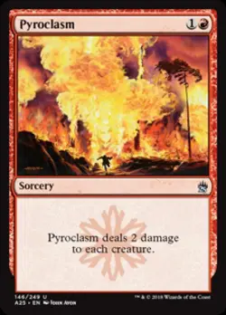 Pyroclasm - Light Play MTG Masters 25 - Image 1