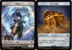 4x Hero (8) // Treasure (23) Token MTG Final Fantasy NM Magic Regular - Image 1