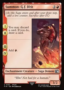 4x Summon: G.F. Ifrit MTG Final Fantasy NM Magic Regular - Image 1