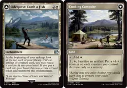 4x Sidequest: Catch a Fish // Cooking Campsite MTG Final Fantasy NM Magic Regula - Image 1