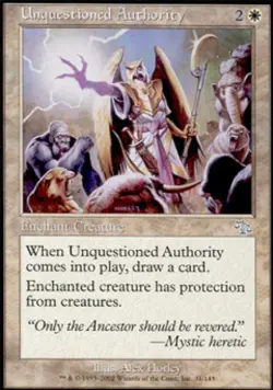 Unquestioned Authority - Medium Play MTG Judgment - Image 1