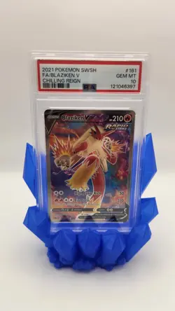 BLAZIKEN V #161 PSA 10 • 2021 POKEMON SWORD & SHIELD CHILLING REIGN FULL ART - Image 1