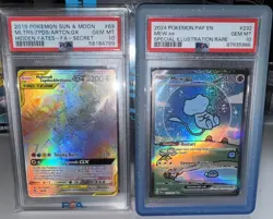 2024 POKEMON PAF EN MEW ex SPECIAL ILLUSTRATION RARE PSA #232 GEM MT 10 - Image 1