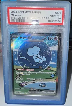 2024 POKEMON PAF EN MEW ex SPECIAL ILLUSTRATION RARE PSA #232 GEM MT 10 - Image 2