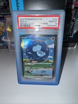 2024 POKEMON PAF EN MEW ex SPECIAL ILLUSTRATION RARE PSA #232 GEM MT 10 - Image 3