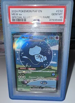 2024 POKEMON PAF EN MEW ex SPECIAL ILLUSTRATION RARE PSA #232 GEM MT 10 - Image 4