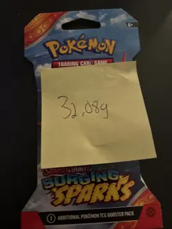 VERY HEAVY - 32.08g - Pokemon Surging Sparks Sleeved Booster Pack - SEALED! - Image 4