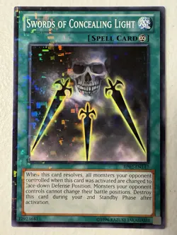 YUGIOH Swords of Concealing Light BP02-EN147 Mosaic Rare NM - Image 1