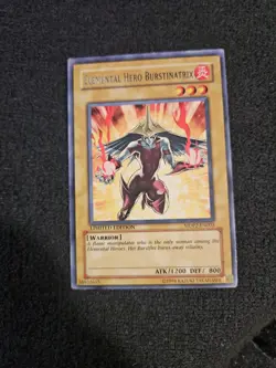 Yugioh Elemental Hero Burstinatrix MDP2-EN003 Rare Limited Edition MP - Image 1