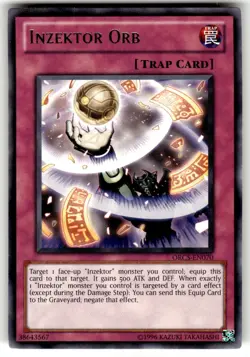 YuGiOh Order of Chaos Card ORCS-EN070 R Inzektor Orb - Image 1