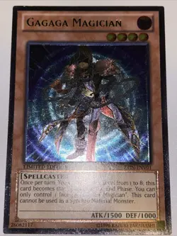 Yugioh! Gagaga Magician - ZTIN-ENV01 - Ultimate Rare - Limited Edition Fast Ship - Image 1