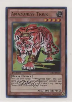 Amazoness Tiger 1st Ed. YuGiOh Legendary Collection 4: Joey's World Mega-Pack - Image 1