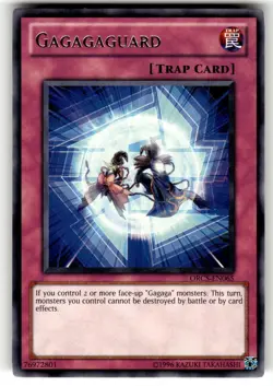 YuGiOh Order of Chaos Card ORCS-EN065 R Gagagaguard - Image 1