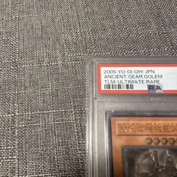 Yu-Gi-Oh! Yugioh Japanese Ancient Gear Golem Ultimate Rare PSA9 - Image 2