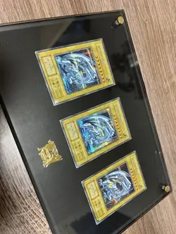 Yugioh Japanese Blue-Eyes White Dragon Secret Rare Kaiba Set 3 Card - Image 1
