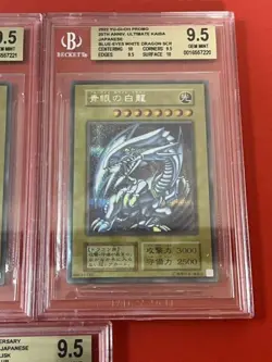 Yugioh BGS9.5 Blue-Eyes Obelisk Ultimate Dragon SET 25th Anniversary Promo - Image 2