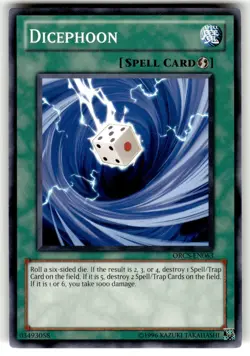 YuGiOh Order of Chaos Card ORCS-EN063 C Dicephoon - Image 1