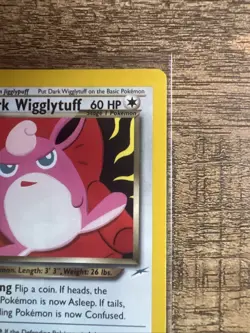 Pokemon TCG Dark Wigglytuff Neo Destiny Uncommon Card 40/105 NM - MINT Condition - Image 3