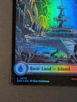 MTG - 1x Island 273 - NM Full Art Foil - Duskmorn - Magic The Gathering - Blue - Image 3
