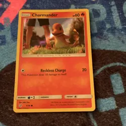 Pokemon TCG Charmander Detective Pikachu Holo Card 4/18 Common - Image 1