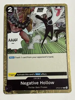 Negative Hollow OP06-097 R Wings of Captain ONE PIECE Card Game NM English - Image 1