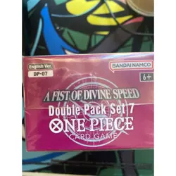 One Piece OP-11 TCG Card Game A Fist of Divine Speed Double Pack Set 7 Sealed - Image 5