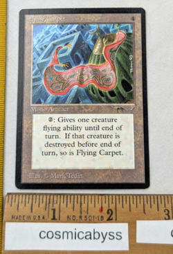 Flying Carpet Arabian Nights MTG Magic the Gathering CCG card 492 - Image 1
