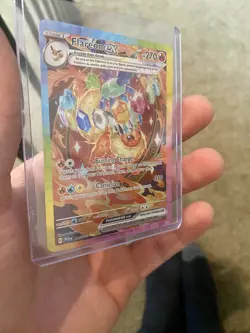 Flareon EX Prismatic Evolutions 146/131 Illustration Rare Card PROXY - Image 1