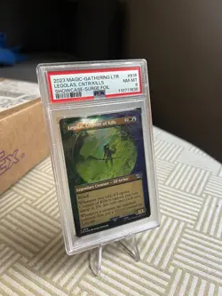 SURGE FOIL MTG Legolas, Counter of Kills Showcase Universes Beyond PSA 8 - Image 1