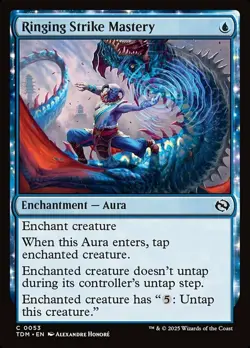 4x Ringing Strike Mastery - Foil MTG Tarkir: Dragonstorm NM Magic Foil - Image 1