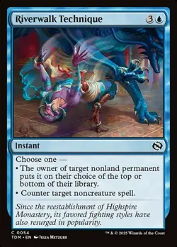 4x Riverwalk Technique MTG Tarkir: Dragonstorm NM Magic Regular - Image 1