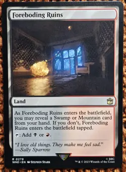 ✨Foreboding Ruins✨ MTG | Universes Beyond: Doctor Who | NM/M | R 0279 - Image 1