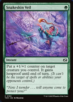 4x Snakeskin Veil MTG Tarkir: Dragonstorm NM Magic Regular - Image 1