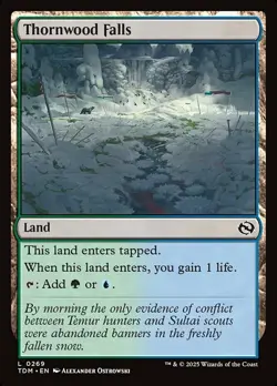 4x Thornwood Falls MTG Tarkir: Dragonstorm NM Magic Regular - Image 1