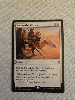 Secure the Wastes MTG Dragons of Tarkir Regular NM - Image 1