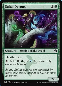4x Sultai Devotee MTG Tarkir: Dragonstorm NM Magic Regular - Image 1