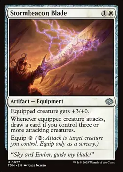 4x Stormbeacon Blade MTG Tarkir: Dragonstorm NM Magic Regular - Image 1