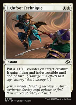 4x Lightfoot Technique MTG Tarkir: Dragonstorm NM Magic Regular - Image 1