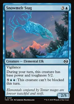 4x Snowmelt Stag MTG Tarkir: Dragonstorm NM Magic Regular - Image 1