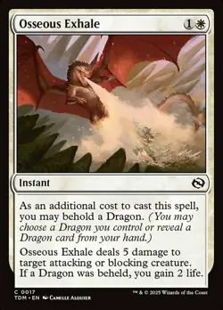 4x Osseous Exhale MTG Tarkir: Dragonstorm NM Magic Regular - Image 1