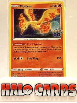PACK FRESH Moltres 012/078 Holo Rare Reverse Holo NM-Mint Pokemon SWSH LM1 - Image 1