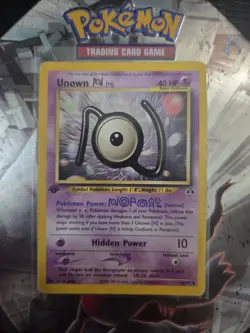 1st Edition Unown N 50/75 Neo Discovery Pokemon Card - Image 1