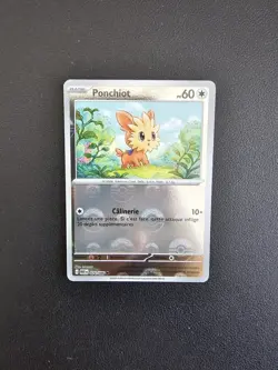 Carte Pokemon Ponchiot POKEBALL 074/086 EV10.5 WHT Flamme Blanche - Image 1