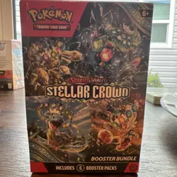 POKEMON TCG: SCARLET AND VIOLET - STELLAR CROWN BOOSTER BUNDLE (6 PACKS) - Image 1
