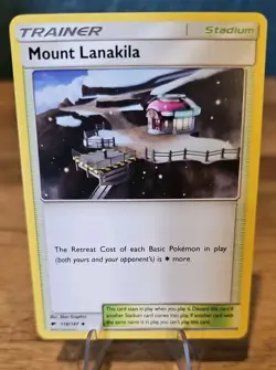 Mount Lanakila 118/147 Pokemon Sun Moon Burning Shadows TCG REGULAR Card - Image 1