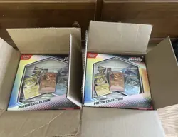 2x Case of 6 (12 Boxes) Pokemon Prismatic Evolutions Poster Collection - Image 3