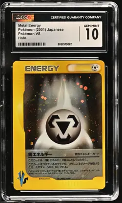 2001 Pokemon Japanese VS Metal Energy Holo CGC 10 Gem Mint - Image 1